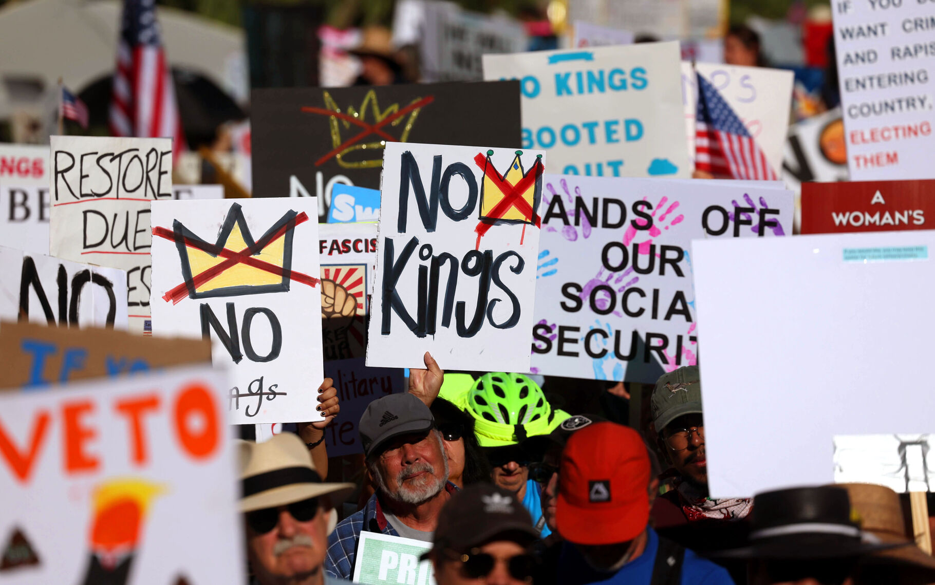 No Kings protest Downtown Tucson